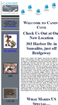 Mobile Screenshot of caninecove.com